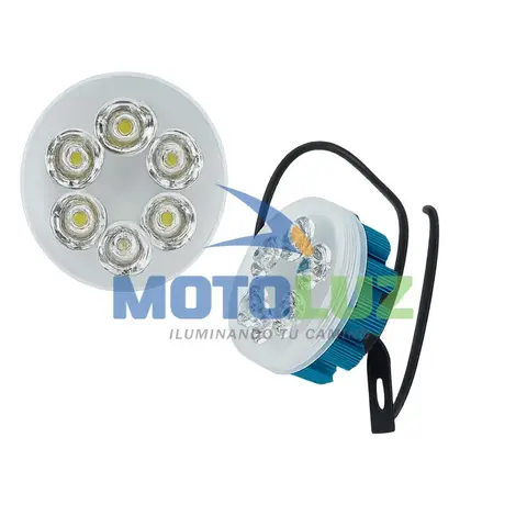 PAR FARITOS 6 LEDS ARO MULTICOLOR