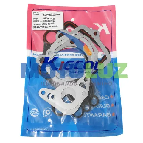 KIT DE EMPAQUE CABEZAL CG150 SIN RETENES DE VALVULA